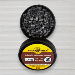 Куля для пневматики Shershen, 0,50г, 250шт/уп